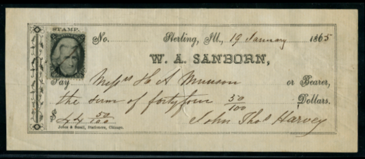 Eric Jackson Revenue Stamps