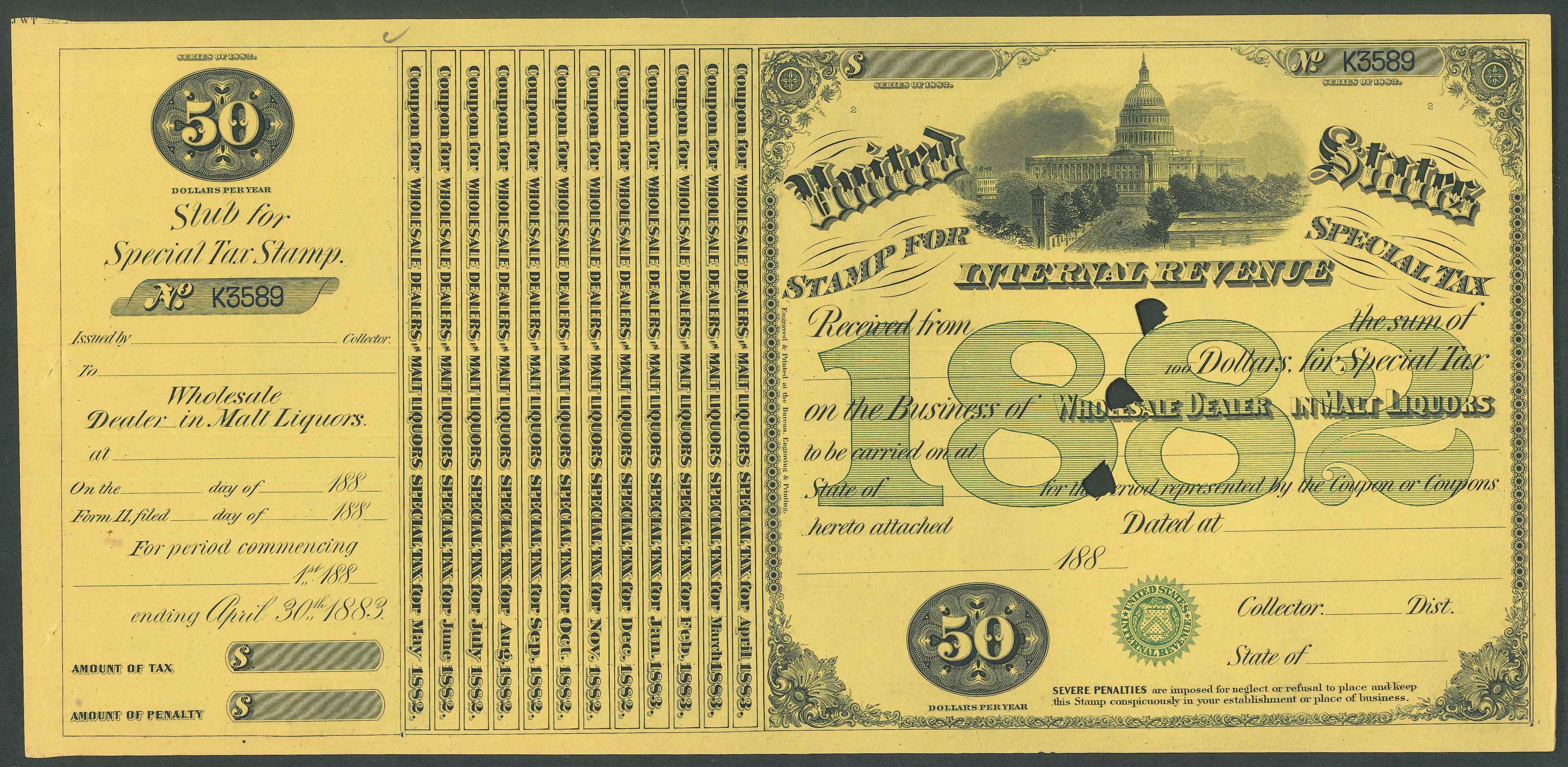 Eric Jackson Revenue Stamps