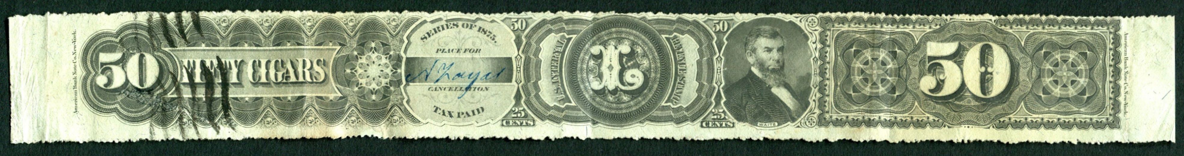 Eric Jackson Revenue Stamps
