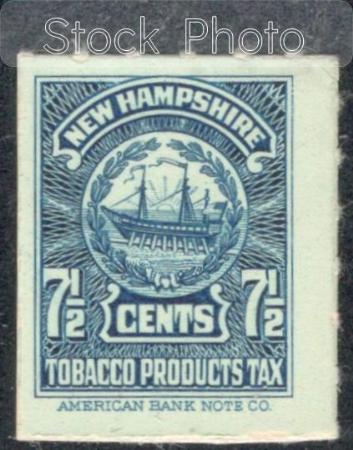 new hampshire tobacco tax NEW HAMPSHIRE Tobacco Revenue NH T8 mint, VF